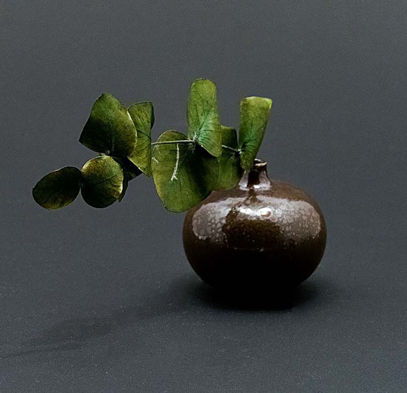 Vase Bari, Small – Brown