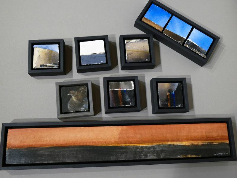 Miniatyrer triptyk  SOLGT