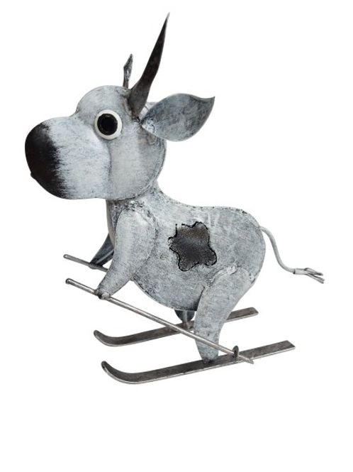 Hovedbilde Ku  med ski
