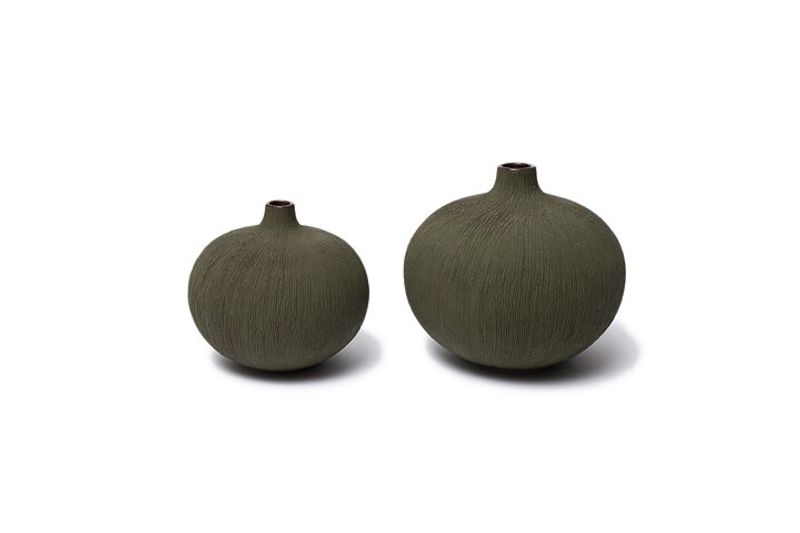Vase Bari, Medium – Forest  Green 